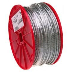 1/8" 7X7 CABLE GALVANIZED WIRE 500 - All Tool & Supply