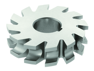 1/2 Radius - 4-1/8 x 1-9/16 x 1-1/4 - HSS - Concave Milling Cutter - 10T - TiN Coated - All Tool & Supply