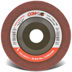 4 1/2″ × 7/8″ - Aluminum Oxide Surface Grinding Wheel - Type 27 - Maroon - All Tool & Supply