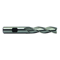 ‎1/2″ Dia-4″ OAL-HSS-Center Cut Single End End Mill-3 FL - All Tool & Supply