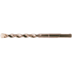 1/2 RHS / RHC HSS+TCT 118 Degree Radial Point SDS+2 Carbide-Tipped Masonry Drill - Sand Blasted