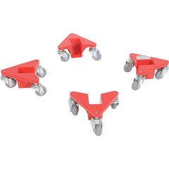 Corner Mover Dolly Alum Narrow Slot 4Pk 200# - Exact Industrial Supply