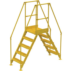 Cross-Over Ladder 5 Step 48 H 14″W - Exact Industrial Supply