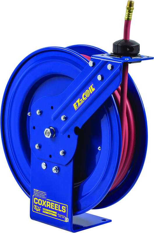 #EZ-P-LP-325 For 3/8" x 25' Hose Safety Series Spring Rewind Hose Reel - All Tool & Supply