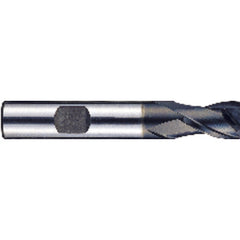 ‎3/16 Dia. × 7/16 LOC × 2-5/16 OAL 2 Flute Cobalt S/E HP End Mill-Alcrona - All Tool & Supply