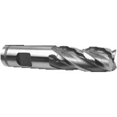 1/2" Dia. - 5" OAL - M42 - Non-Center Cut SE EM - 4 FL - All Tool & Supply