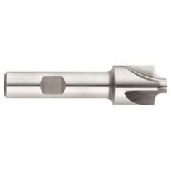 1/2" Radius - 1-1/2 x 1" Shank - Cobalt - Corner Rounding EM - 4 FL Uncoated - All Tool & Supply