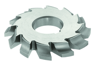 1/2 Radius - 4-1/4 x 3/4 x 1-1/4 - HSS - Right Hand Corner Rounding Milling Cutter - 10T - TiN Coated - All Tool & Supply