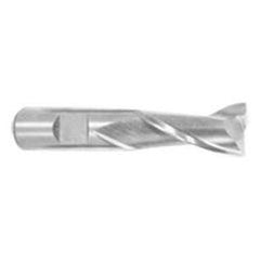 1-7/8 Dia. x 4-1/8 Overall Length 2-Flute Square End High Speed Steel SE End Mill-Round Shank-Center Cut-Uncoated - All Tool & Supply