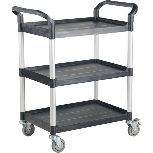 Commercial Cart 43 × 20 3-Shelf No Panels - Exact Industrial Supply