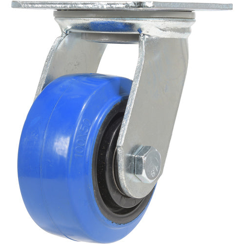 4 × 2 Elastic Rubber (Blue) Swivel - Exact Industrial Supply