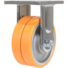 5 × 2 Polyurethane Sirius Dual Rigid Caster - Exact Industrial Supply