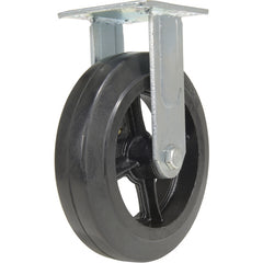 8 × 2 Mold On Rubber Rigid Caster - Exact Industrial Supply