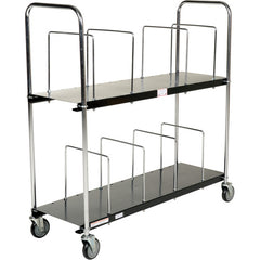 Portable Carton Cart Two Tier 18 × 56 - Exact Industrial Supply