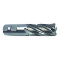 3/8" Dia. - 3/2-1/2" OAL - Fine Pitch-Cobalt-Bright- Roughing SE EM - 4 FL - All Tool & Supply