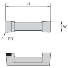 528301 1/8 WOC .010 CR INS DOGBONE - All Tool & Supply