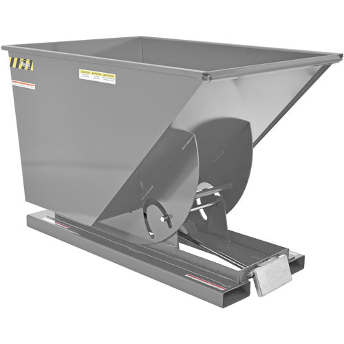 Self-Dump Hopper Ld 1 Cu Yd 2K Machine Gray - Exact Industrial Supply