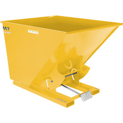 Self-Dump Hopper Hd 2 Cu Yd 6K Yellow - Exact Industrial Supply