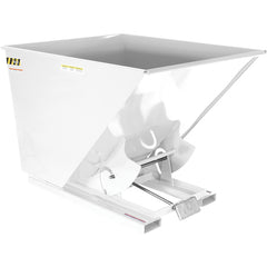 Self-Dump Hopper Ld 2 Cu Yd 2K White - Exact Industrial Supply