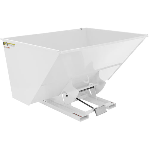 Self-Dump Hopper Ld 3 Cu Yd 2K White - Exact Industrial Supply