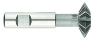 1" x 3/8 x 1/2 Shank - HSS - 90 Degree - Double Angle Shank Type Cutter - 12T - TiN Coated - All Tool & Supply