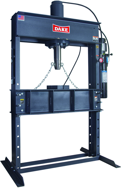 Electrically Operated H-Frame Dura Press - Force 50DA - 50 Ton Capacity - All Tool & Supply