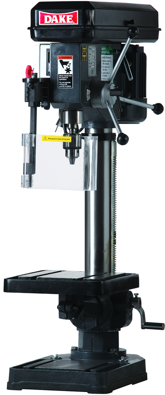 15" Step Pulley Bench Model Drill Press-TB-16 -  5/8" Drill Capacity, 1/2HP, 110V 1PH Motor - All Tool & Supply