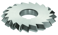 5 x 3/4 x 1-1/4 - HSS - 90 Degree - Double Angle Milling Cutter - 24T - TiN Coated - All Tool & Supply