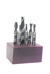 6 Pc. HSS Double-End End Mill Set - All Tool & Supply