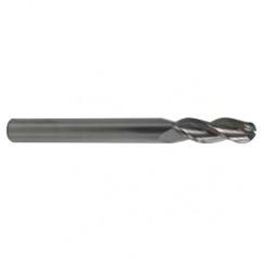 12mm TuffCut AL 3 Fl Ctr Cut Ball Al End Mill Necked - All Tool & Supply