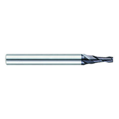 ‎.0160 Dia. X .0300 LOC × 1-1/2 OAL 2 Flute Carbide S/E HP End Mill-AlTiN - All Tool & Supply