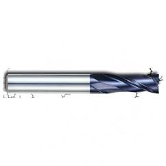 1/4" Dia. - 1" LOC - 2-3/4" OAL - 2 FL Carbide S/E HP End Mill-AlTiN - All Tool & Supply