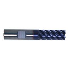 1/4" Dia. - 3/4" LOC - 2-1/2" OAL - 6 FL Carbide S/E HP End Mill-TiAlN-x - All Tool & Supply