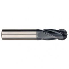 1/4" Dia. - 2-1/2" OAL - AlTiN CBD - Ball End SE EM - 4 FL - All Tool & Supply