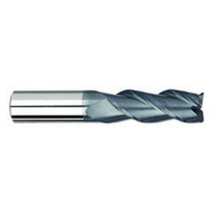 3/16" Dia. - 5/16" LOC - 2" OAL - .015 Radius 3 FL Carbide S/E HP End Mill-AlTiN - All Tool & Supply