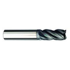 3/4 Dia. x 5 Overall Length 4-Flute .060 C/R Solid Carbide SE End Mill-Round Shank-Center Cut-AlCrN-X - All Tool & Supply