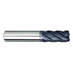 3/4" Dia. - 1-1/2" LOC - 4" OAL - 5 FL Carbide S/E HP End Mill-AlTiNX - All Tool & Supply