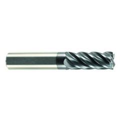 5/8" Dia. - 3-1/4" LOC - 6" OAL - .060 Radius 5 FL Carbide S/E HP End Mill-AlCrN-X - All Tool & Supply