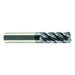 5/8" Dia. - 3-1/4" LOC - 6" OAL - .060 Radius 5 FL Carbide S/E HP End Mill-AlCrN-X - All Tool & Supply