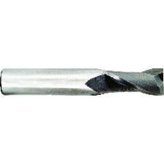 1/4 Dia. x 2-1/2 Overall Length 3-Flute Square End Solid Carbide SE End Mill-Round Shank-Center Cut-AlTiN - All Tool & Supply