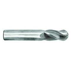 15/64" Dia. - 2-1/2" OAL - TiN CBD - Ball End SE EM - 4 FL - All Tool & Supply