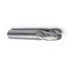 7mm Dia. - 63mm OAL - Ball Nose SE AlTiN Carbide End Mill - 4 FL - All Tool & Supply