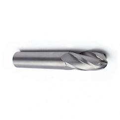 18mm Dia. - 100mm OAL - Ball Nose-AlTiN Solid SE Carbide End Mill - 4 FL - All Tool & Supply