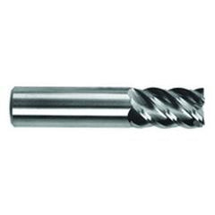 1" Dia. - 4" OAL - CBD - 60° Helix HP End Mill - 3 FL - All Tool & Supply