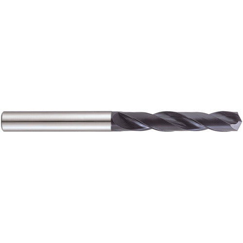 19.1 mm Dia. × 20 mm Shank × 79 mm Flute Length × 131 mm OAL, 3xD, 140°, TiAlN, 2 Flute, External Coolant, Straight Solid Carbide Drill - Exact Industrial Supply