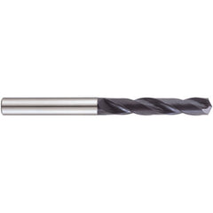 18.2 mm Dia. × 20 mm Shank × 79 mm Flute Length × 131 mm OAL, 3xD, 140°, TiAlN, 2 Flute, External Coolant, Straight Solid Carbide Drill - Exact Industrial Supply