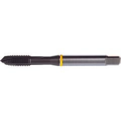 ‎#6-32 3 Flute H2 HSS-E PM DIN ANSI Machine Tap - Yellow Shark for Low Alloy Steels - Plug Style E-code # E8096-32 - All Tool & Supply