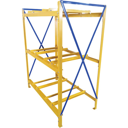 Horizontal Drum Storage Rack 2W × 3H - Exact Industrial Supply