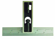 #DS150FM - 150mm - Full Metric Graduation - Double Square - All Tool & Supply