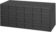 14-3/8 x 11-5/8 x 33-3/4'' (24 Compartments) - Steel Modular Parts Cabinet - All Tool & Supply